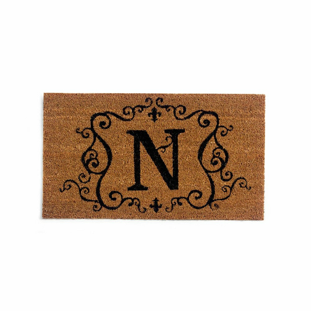 Monogrammed Coir Doormat | Plow & Hearth