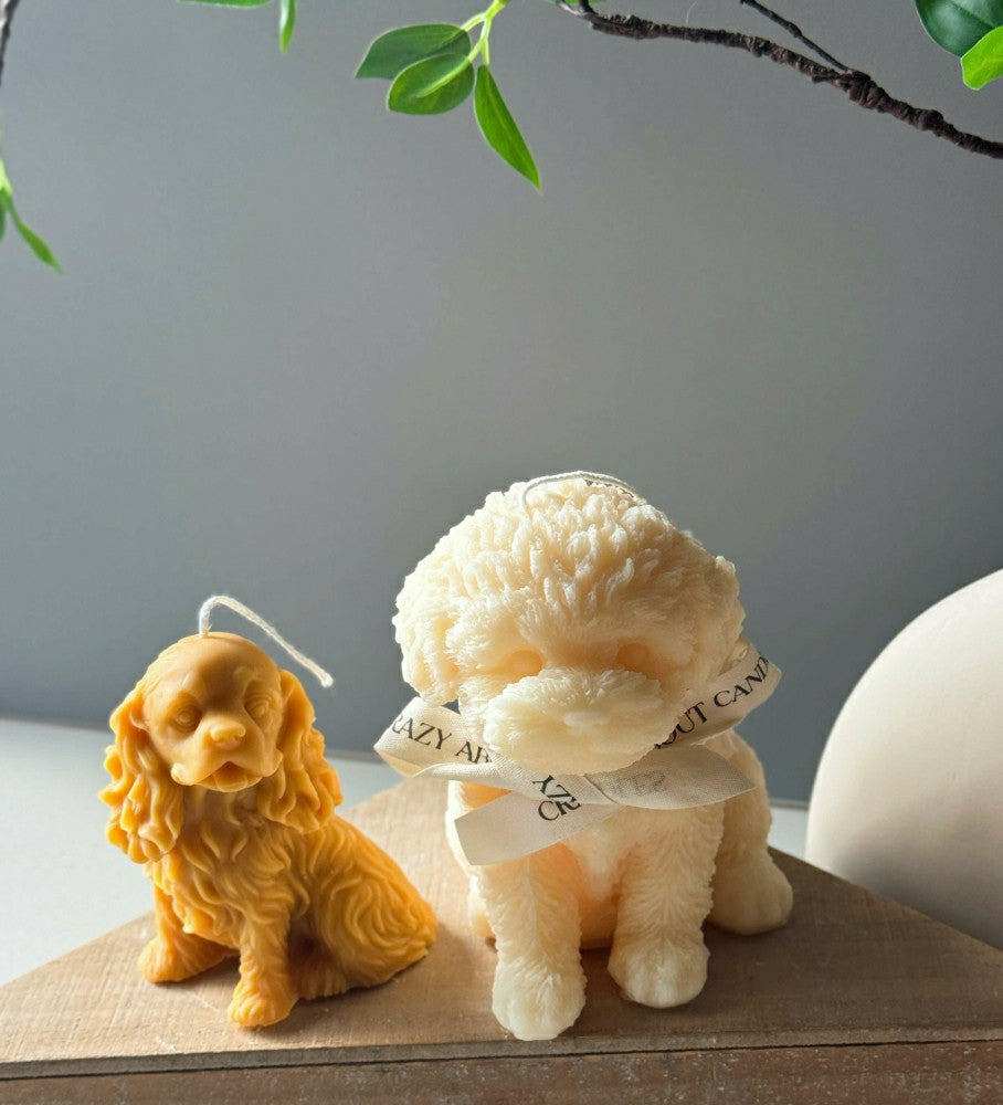 Large Puppy Candle | Plow & Hearth