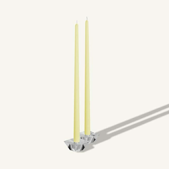 Ivory Giant Taper Candles - 20 Inch - 8 Pack | Plow & Hearth