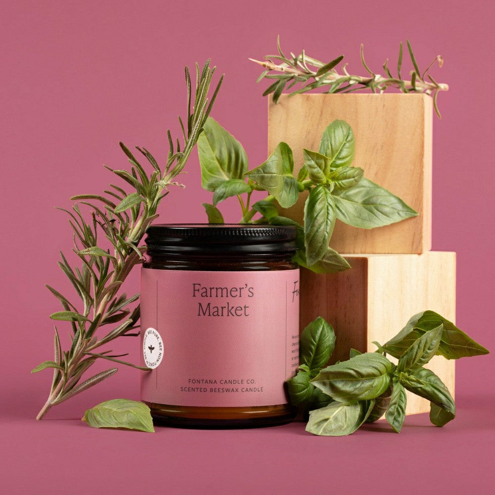 Farmer's Market Jar Candle | Plow & Hearth