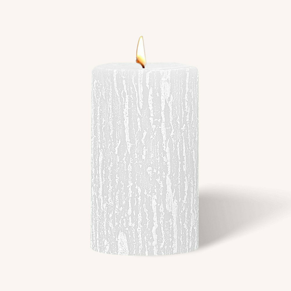 Timberline Pillar Candles - White - 3" x 5" - 6 Pack | Plow & Hearth