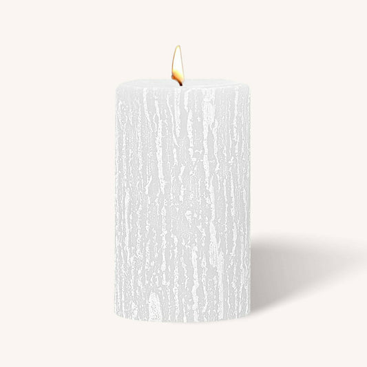 Timberline Pillar Candles - White - 3" x 5" - 6 Pack | Plow & Hearth