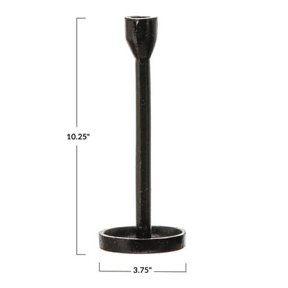 Cast Iron Taper Candle Holder | Plow & Hearth