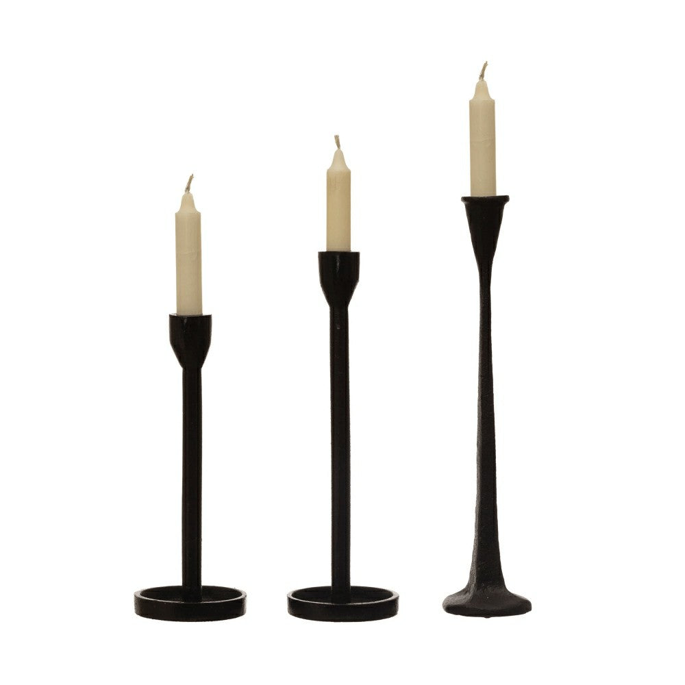 Cast Iron Taper Candle Holder | Plow & Hearth