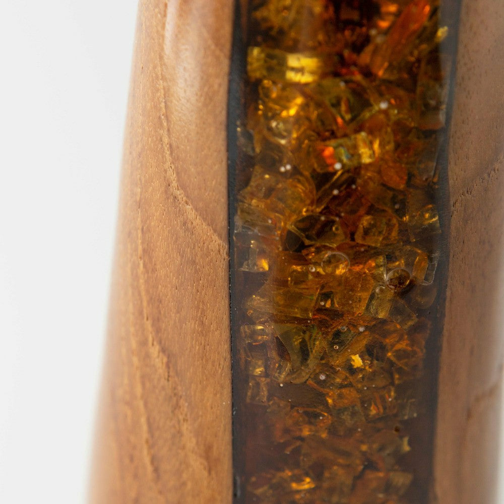 Glass Infused Tall Candleholder | Plow & Hearth