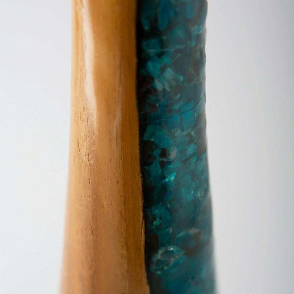 Glass Infused Tall Candleholder | Plow & Hearth