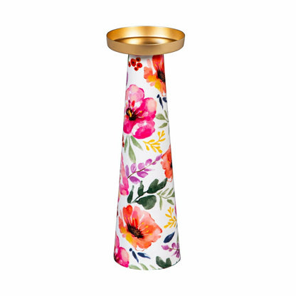 Pastels of Nature Metal Candle Holder Set | Plow & Hearth