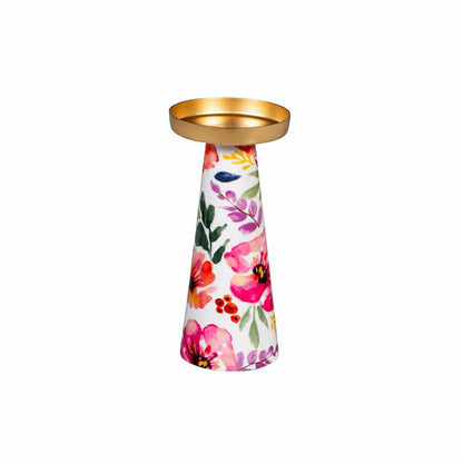 Pastels of Nature Metal Candle Holder Set | Plow & Hearth