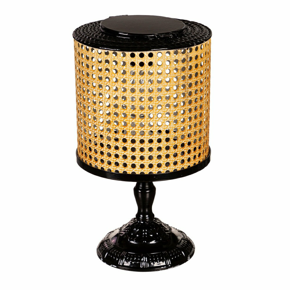 LED Table Top Lantern, Faux Cane | Plow & Hearth