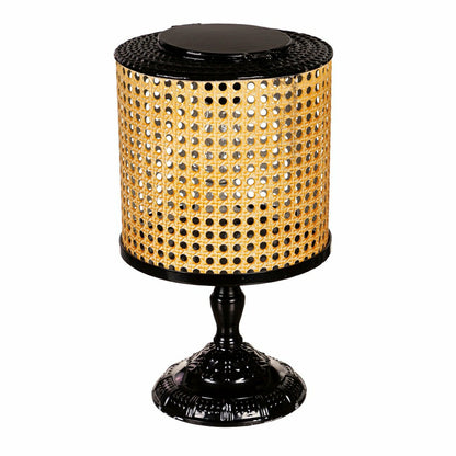LED Table Top Lantern, Faux Cane | Plow & Hearth
