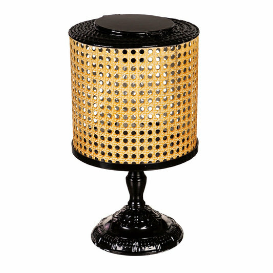 LED Table Top Lantern, Faux Cane | Plow & Hearth