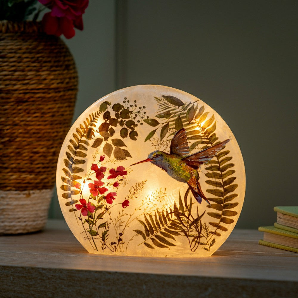 Spring Greens Lighted Orb, Small | Plow & Hearth