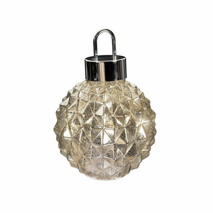 Season to Sparkle LED Table Decor Ornament Shaped Rotating Glass, 12.2 | Plow & Hearth