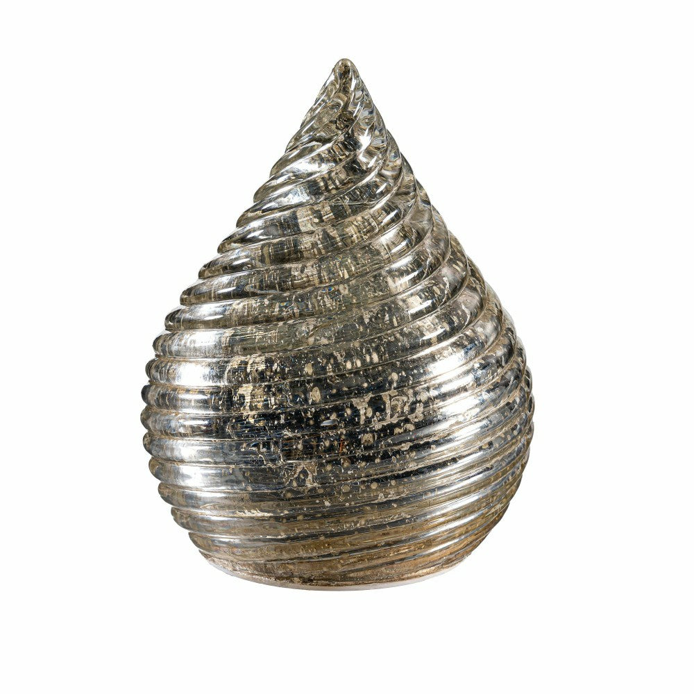 Season to Sparkle LED Table Decor Tear Drop Glass, 6"H | Plow & Hearth
