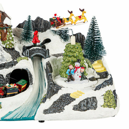 Heartfelt Cheer LED Table Decor Plastic Christmas Winter Scene, Motion | Plow & Hearth