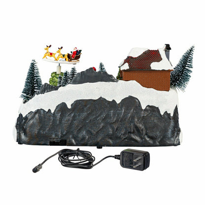Heartfelt Cheer LED Table Decor Plastic Christmas Winter Scene, Motion | Plow & Hearth