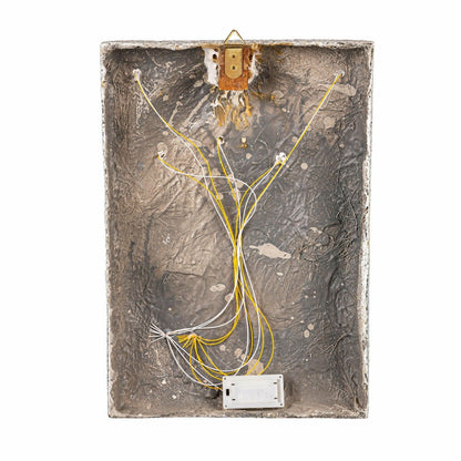 Heartfelt Cheer Indoor Wall Decor, LED MGO Textured Wall, Santa | Plow & Hearth