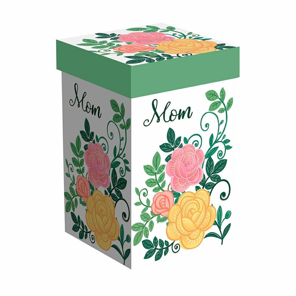 Mom and Florals Ceramic Perfect Cup, 17oz, Gift Box | Plow & Hearth