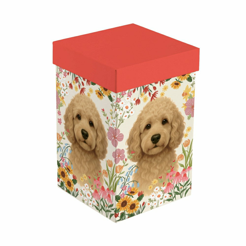Hillside Pasture Pet Travel Cup Ceramic Perfect Cup, Golden Doodle Dog | Plow & Hearth