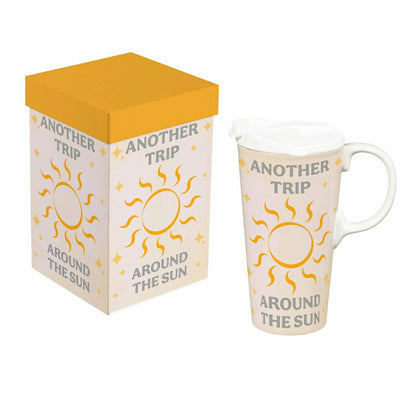 This Calls For Cake Travel Cup Ceramic Perfect Cup, Another Trip Aroun | Plow & Hearth