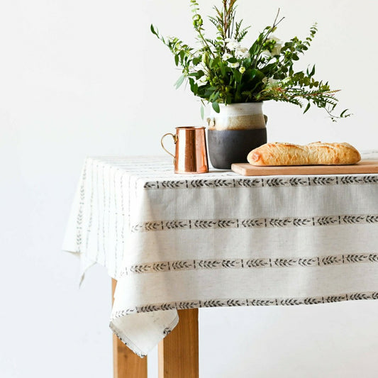 Walnut Leaf Tablecloth | Plow & Hearth