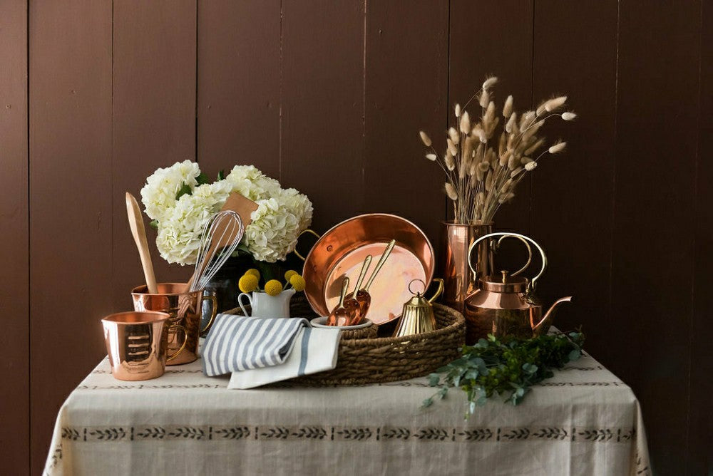 Walnut Leaf Tablecloth | Plow & Hearth