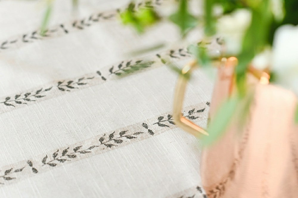 Walnut Leaf Tablecloth | Plow & Hearth