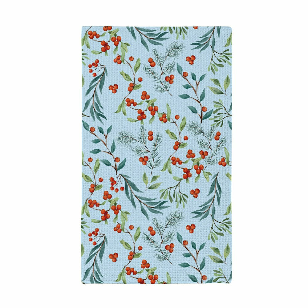 Snowbirds Kitchen Towel Quick Dry Waffle Weave Double-Sided, Foliage,  | Plow & Hearth