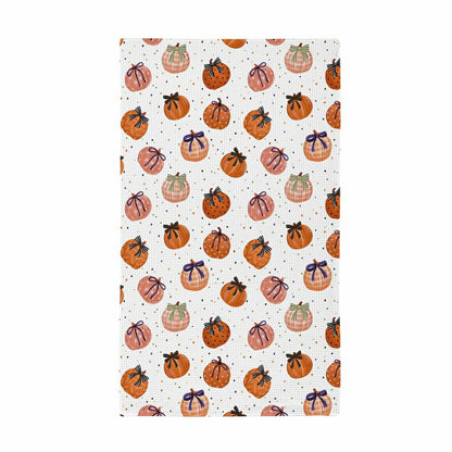 Haunted House Witch Hat Quick Dry Kitchen Towel, Pumpkin, 30"L x 18"W | Plow & Hearth
