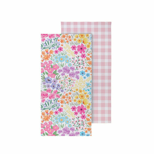 Hop Into Spring Towel, Quick Dry Waffle Weave w/ Matching Carrying Cas | Plow & Hearth