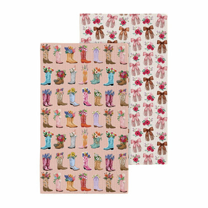 Quick Dry 1pc Kitchen Towel and 2pc Dish Cloth Kitchen Gift Set | Plow & Hearth
