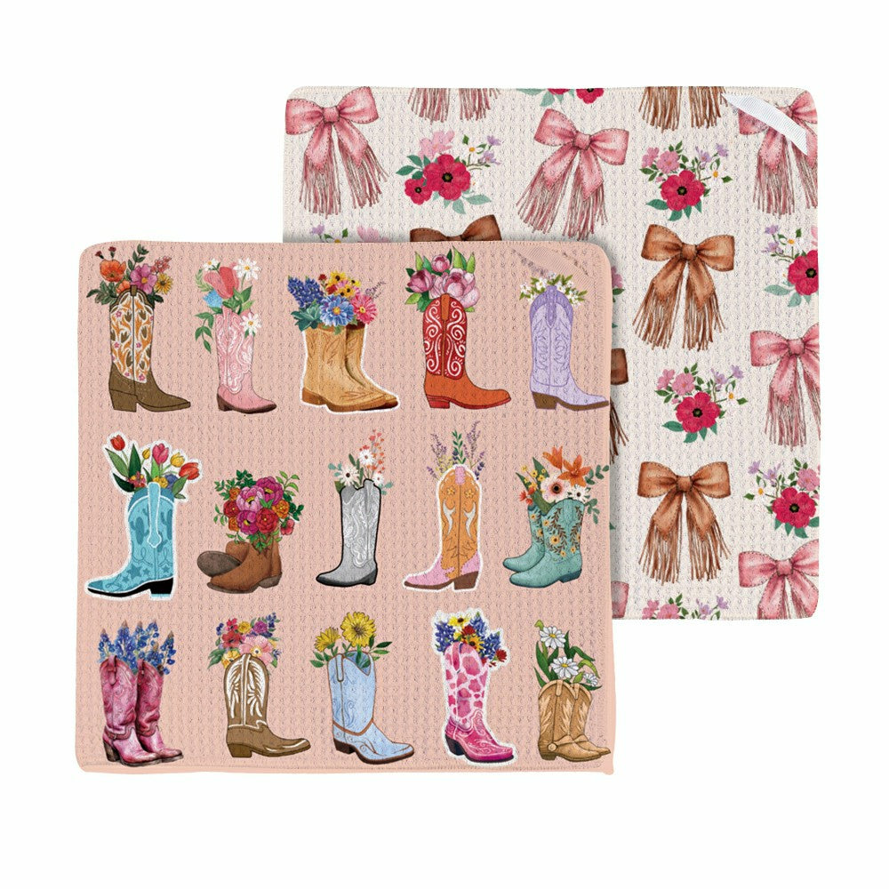 Quick Dry 1pc Kitchen Towel and 2pc Dish Cloth Kitchen Gift Set | Plow & Hearth