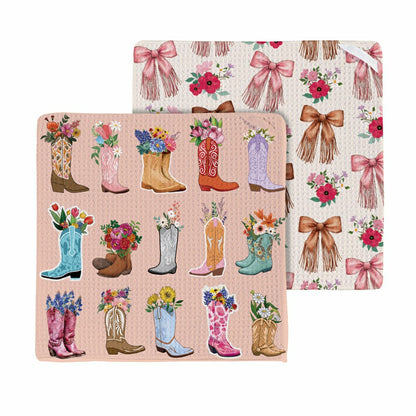Quick Dry 1pc Kitchen Towel and 2pc Dish Cloth Kitchen Gift Set | Plow & Hearth