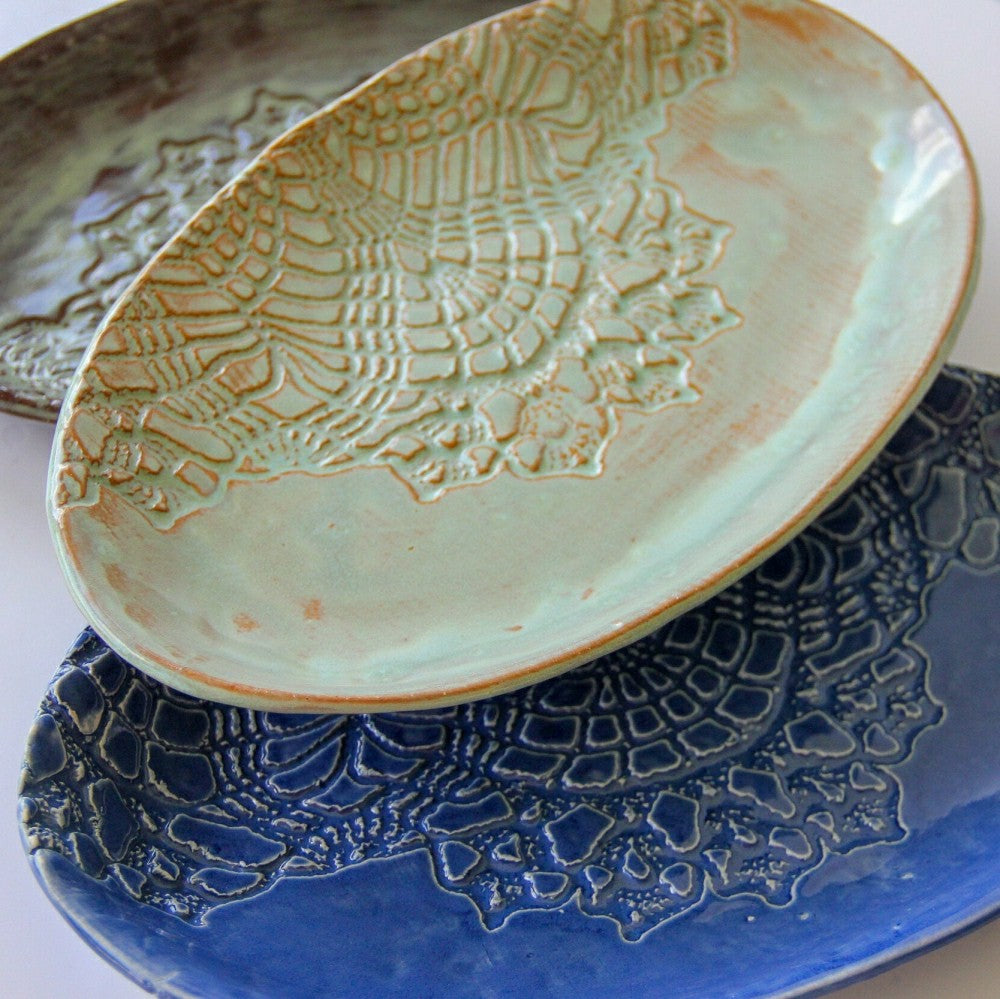 Ceramic Oval Platter | Plow & Hearth