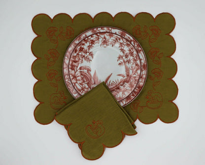 Sepia Estate Dinner Plate - Set of 4 (+1 Bonus Plate) | Plow & Hearth
