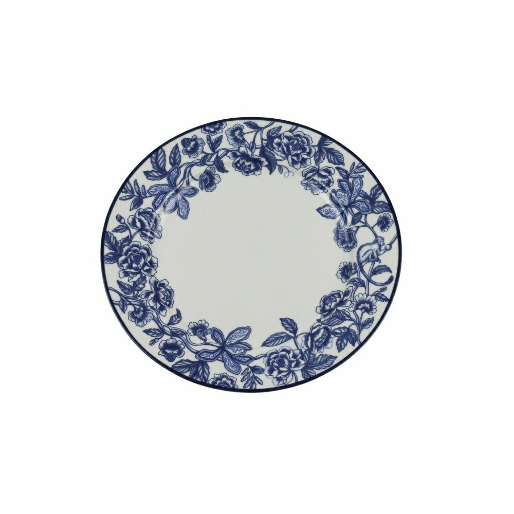 Bombay Blue Dinner Plate - Set of 4 (+1 Bonus Plate) | Plow & Hearth