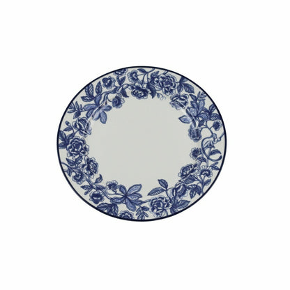 Bombay Blue Dinner Plate - Set of 4 (+1 Bonus Plate) | Plow & Hearth