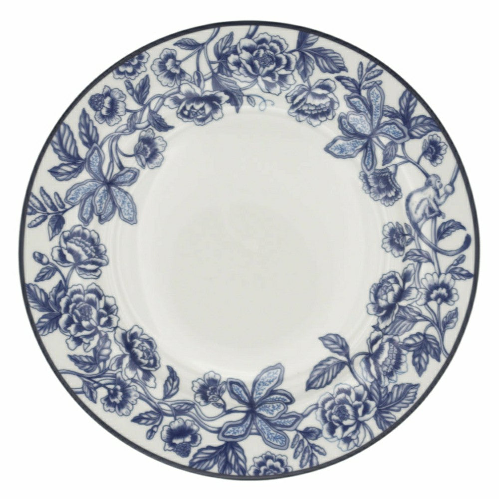 Bombay Blue Dinner Plate - Set of 4 (+1 Bonus Plate) | Plow & Hearth