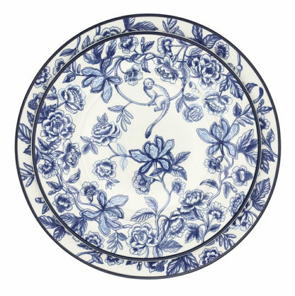 Bombay Blue Dinner Plate - Set of 4 (+1 Bonus Plate) | Plow & Hearth