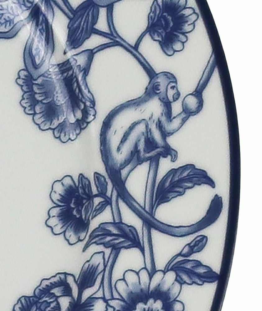 Bombay Blue Dinner Plate - Set of 4 (+1 Bonus Plate) | Plow & Hearth