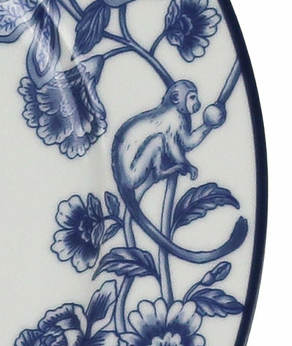 Bombay Blue Dinner Plate - Set of 4 (+1 Bonus Plate) | Plow & Hearth
