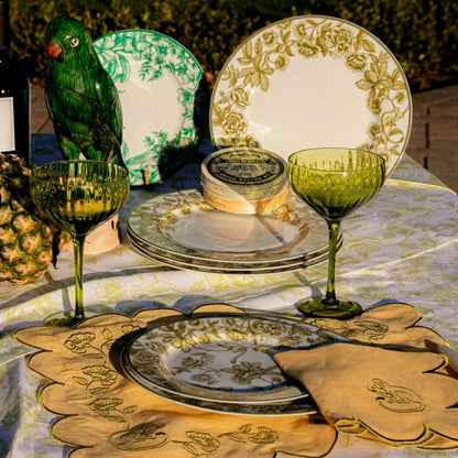 Pembroke Safari Dinner Plate - Set of 4 (+1 Bonus Plate) | Plow & Hearth