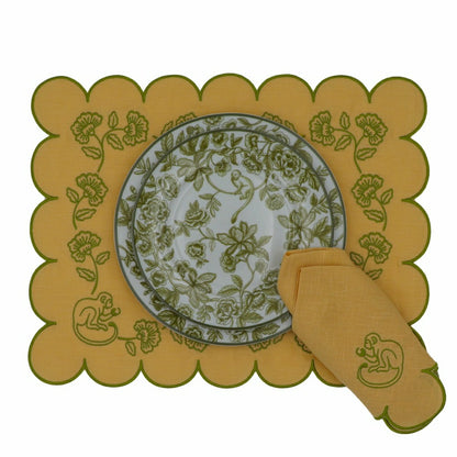 Pembroke Safari Starter Plate - Set of 4 (+1 Bonus Plate) | Plow & Hearth