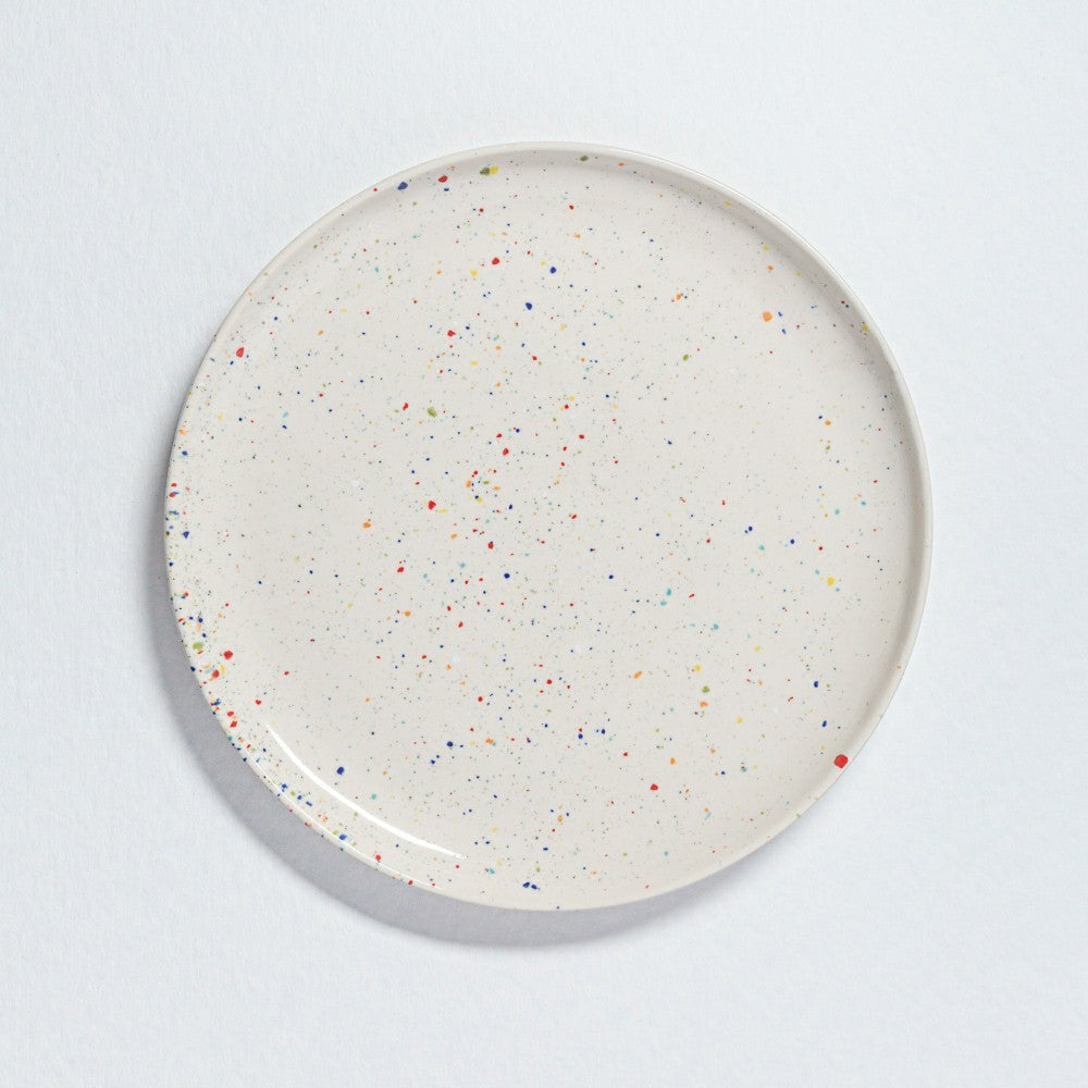 White Stoneware Ceramic Dinner Plates 11", Set of 6 | Plow & Hearth