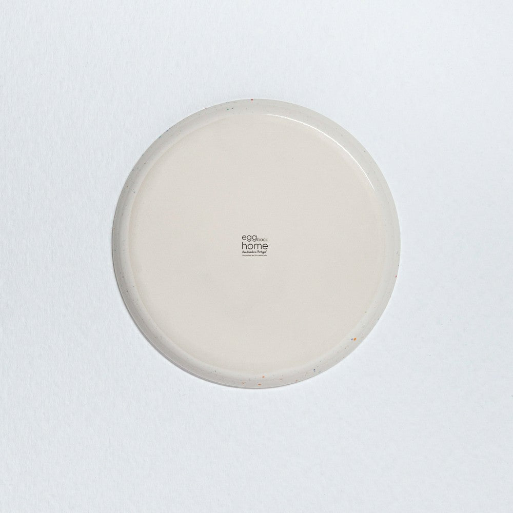 White Stoneware Ceramic Dinner Plates 11", Set of 6 | Plow & Hearth