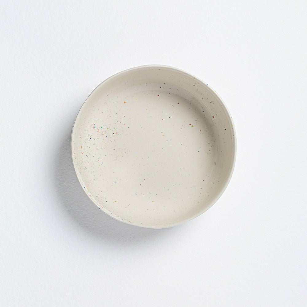 White Stoneware Ceramic Big Bowls, Set of 6 | Plow & Hearth