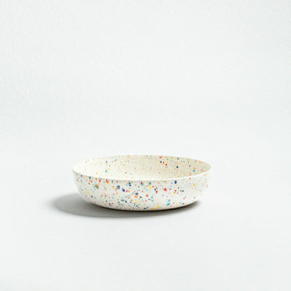 White Stoneware Ceramic Pasta Plates, 8.3", Set of 6 | Plow & Hearth