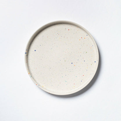 White Stoneware Ceramic Cake Stand, 11" | Plow & Hearth