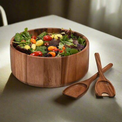 Large Salad Bowl with Servers | Plow & Hearth