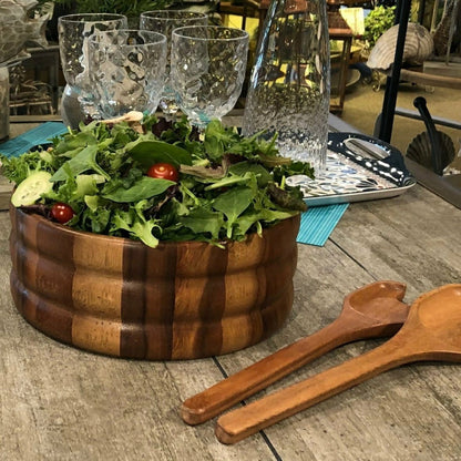 Extra Large Salad Bowl with Servers | Plow & Hearth